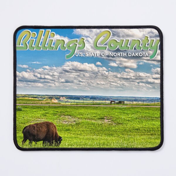 Item preview, American Bison Grazing Billings County North Dakota designed and sold by GestaltImagery.
