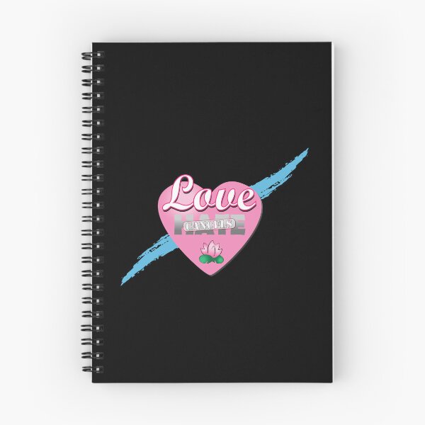 Artikelvorschau, Liebe abbrechen Hass Rosa Herz mit Lotus entworfen und verkauft von Karen Wood.