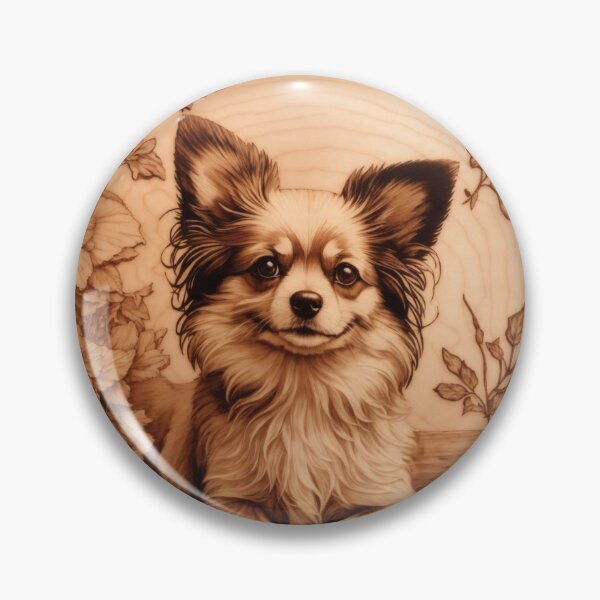 Item preview, Papillon: The Elegant Wings of Wood (Pyro Pets Art - 083) designed and sold by pyropetsart.