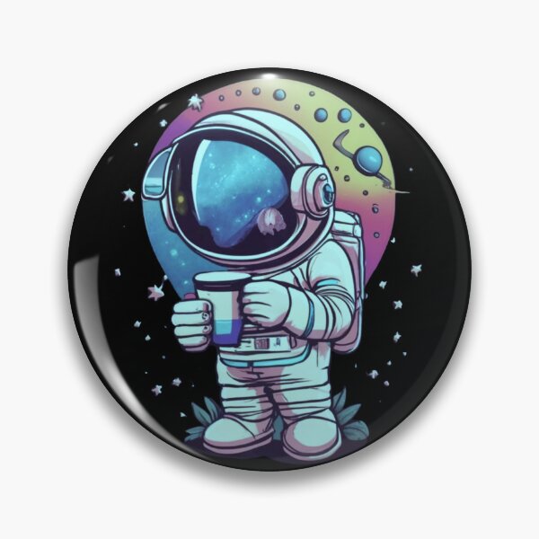 Item preview, Astronaut drinking coffee designed and sold by Tedos7.