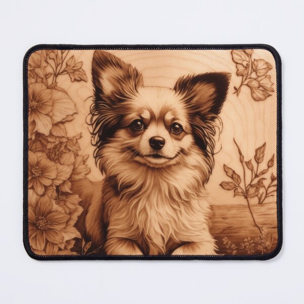 Item preview, Papillon: The Elegant Wings of Wood (Pyro Pets Art - 083) designed and sold by pyropetsart.