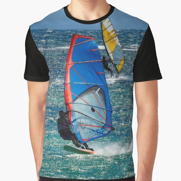 Sailboarding in Lancelin Graphic T-Shirt