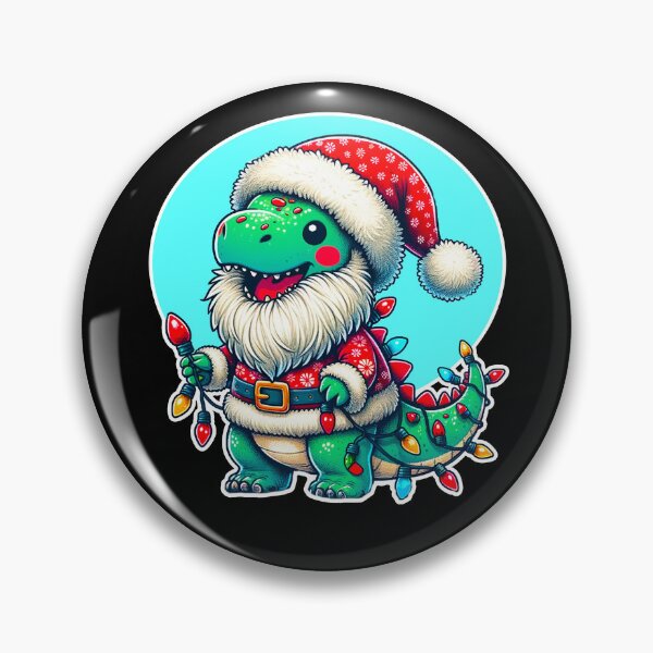 Item preview, Santa-Saurus: The Festive Dino's Holiday Glow designed and sold by Imagequest.