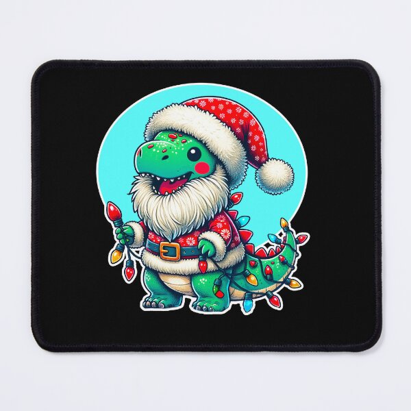 Item preview, Santa-Saurus: The Festive Dino's Holiday Glow designed and sold by Imagequest.