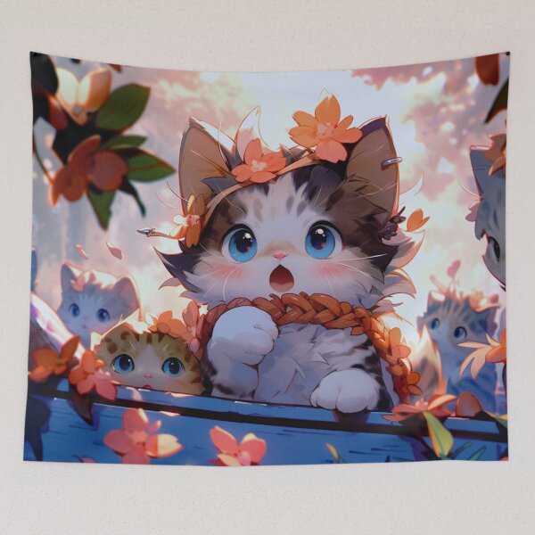 Item preview, Surprised Cat designed and sold by Dawn van Doorn.
