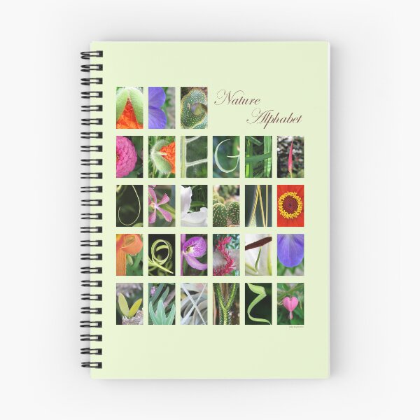 Item preview, Nature Alphabets, Light Green Background designed and sold by ArtisticUplift.
