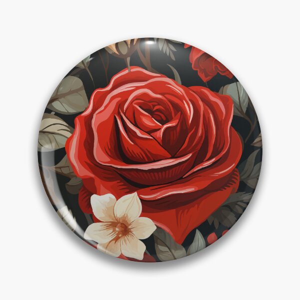 Item preview, Red and White Roses Pattern designed and sold by Blue-Banana.