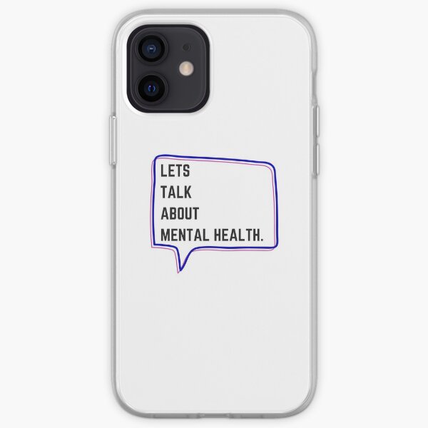 Let's talk about mental health iPhone Soft Case