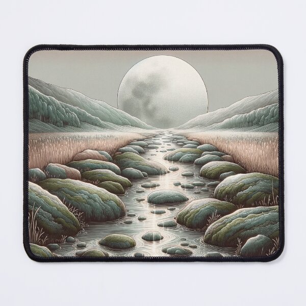 Item preview, Moonlight Over Tranquil Waters designed and sold by PictorialWhimsy.