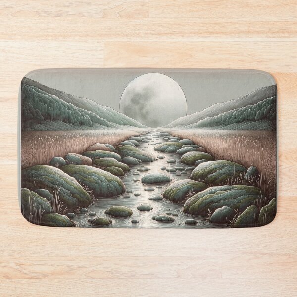 Item preview, Moonlight Over Tranquil Waters designed and sold by PictorialWhimsy.