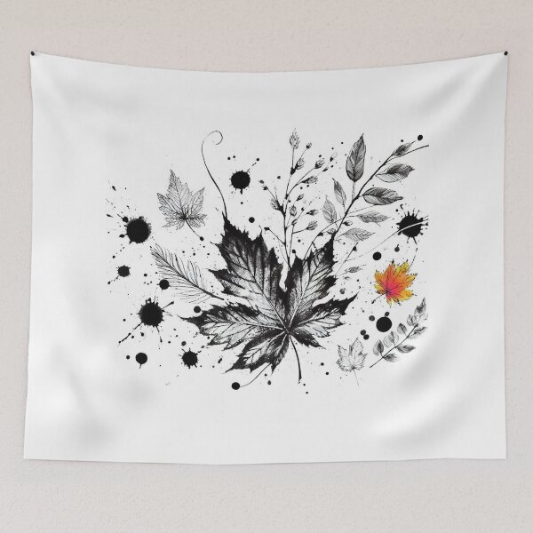 Item preview, Autumn's Splendor: A Tapestry of Falling Leaves designed and sold by ReplyGirl.