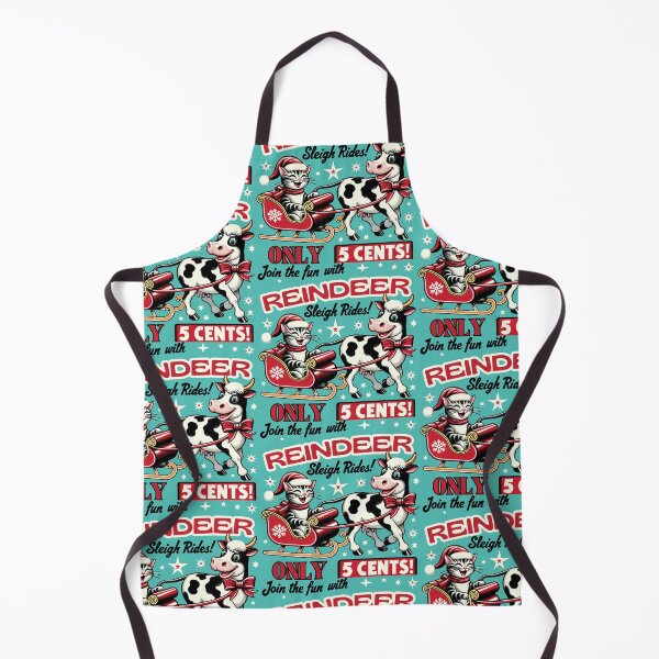 Item preview, Vintage 1950 Reindeer Sleigh Cat Ride designed and sold by ElLocoMus.