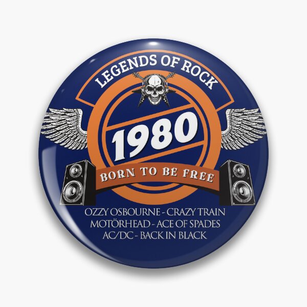 Item preview, RETRO VINTAGE ROCK 1980 - ILLUSTRATION LEGENDS OF ROCK designed and sold by Retro-80-90.