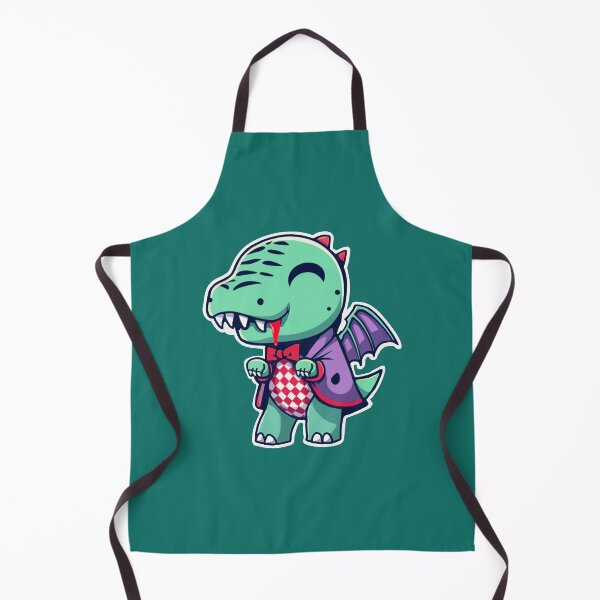 Item preview, vampire dinosaur dragon cartoon chibi drawing designed and sold by huggymauve.