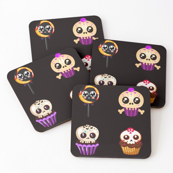 Item preview, Cute Halloween Cupcake with a Skull designed and sold by Pattern-Way.