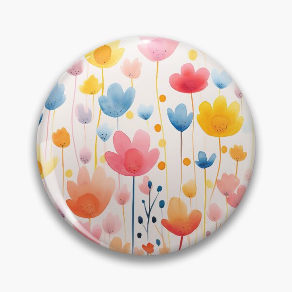 Item preview, Simple floral art watercolour tulips flowers designed and sold by Inktown.