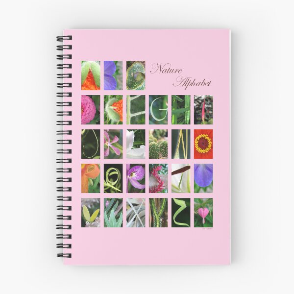 Item preview,  Nature Alphabets, Pink Background designed and sold by ArtisticUplift.