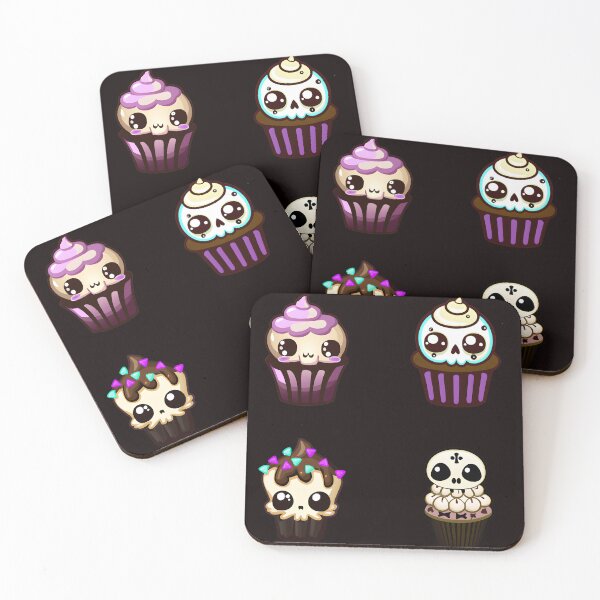 Item preview, Cute Halloween Cupcake with a Skull Pack designed and sold by Pattern-Way.