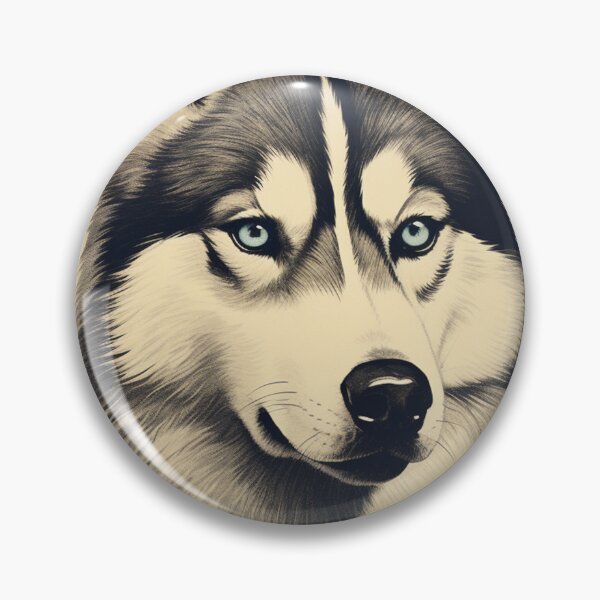 Item preview, Retro Siberian Husky Dog Vintage Husky  designed and sold by SimplyMerely.