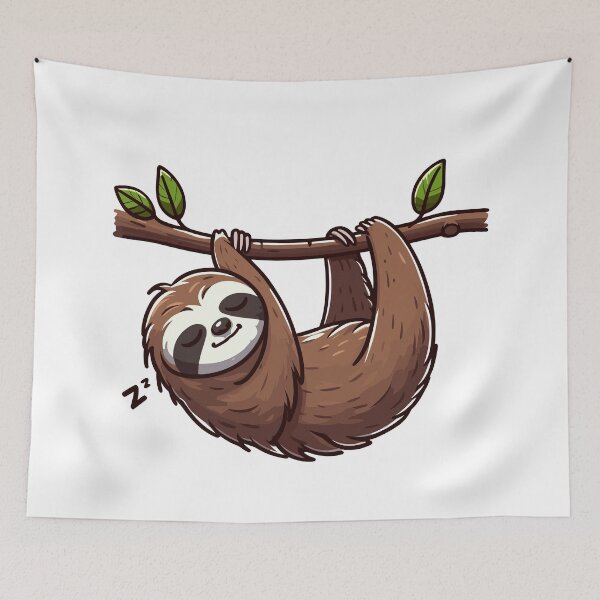 Item preview, sloth designed and sold by cave-canvas.