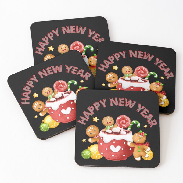 Item preview, Happy New Year with Chocolate & Sweets designed and sold by ChicTrendz.