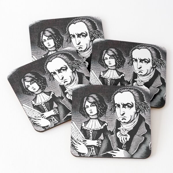 Item preview, Double Portrait of the Macabre - Sinister Duo designed and sold by StedeBonnet.