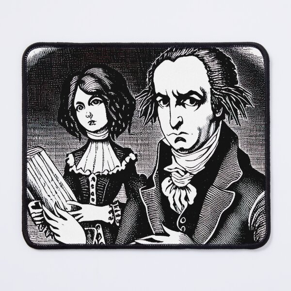 Item preview, Double Portrait of the Macabre - Sinister Duo designed and sold by StedeBonnet.