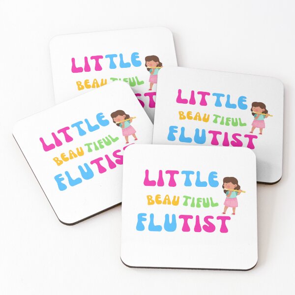 Item preview, BEAUTIFUL LITTLE FLUTIST - designs for women musicians designed and sold by Musicians-world.