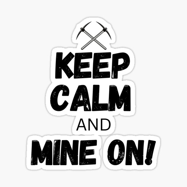 keep calm and minecraft diamonds