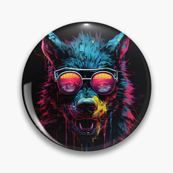 Item preview, Badass Wolf designed and sold by CyberAnimals.
