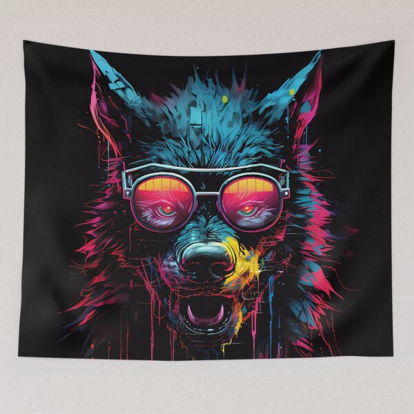Item preview, Badass Wolf designed and sold by CyberAnimals.
