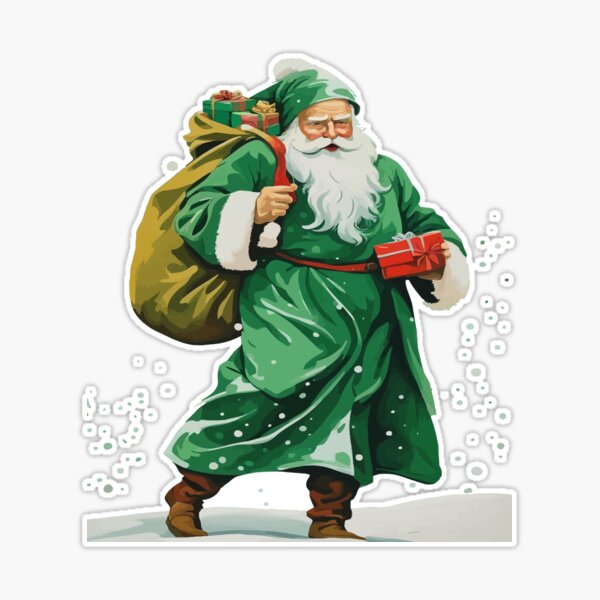 green emerald velvet dress Amazon.com: ArtExpert Christmas postcard with Santa Claus wearing green  robes by Missouri History Museum