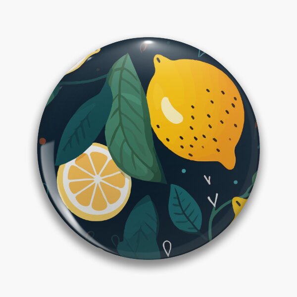 Item preview, Citrus Lemons Foliage Pattern designed and sold by Blue-Banana.