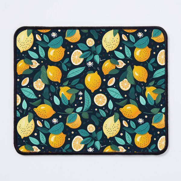 Item preview, Citrus Lemons Foliage Pattern designed and sold by Blue-Banana.