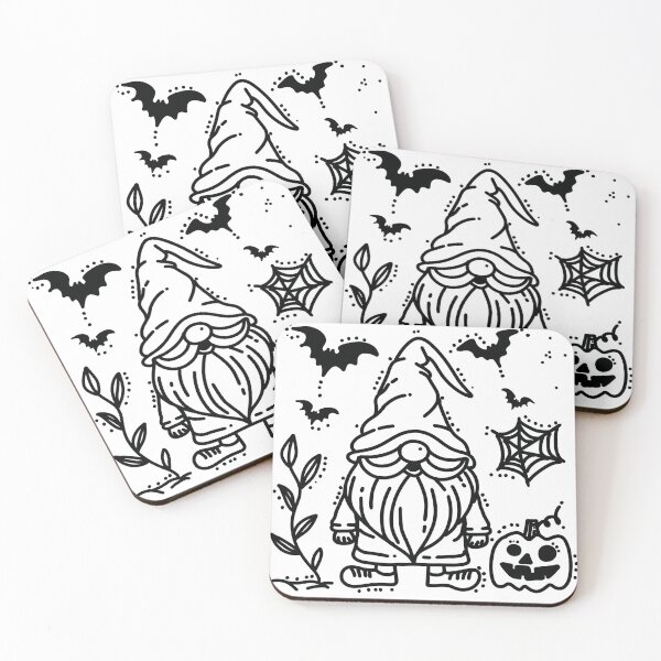Artikelvorschau, Halloween gnome cartoon hand draw entworfen und verkauft von JiraVibes.