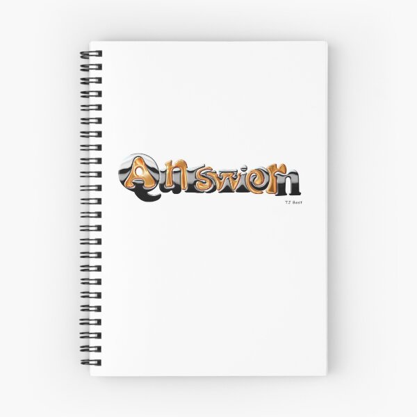 Item preview, Q&A Ambigram, the answer is in the question designed and sold by TJ Devadatta Best.