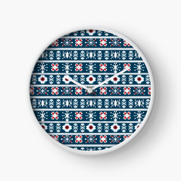 Item preview, Patrón azul de invierno con copos de nieve designed and sold by 89BLACK.