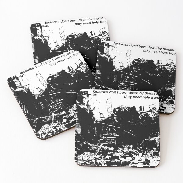 Item preview, factories don't burn down by themselves designed and sold by MehranZetzsche.