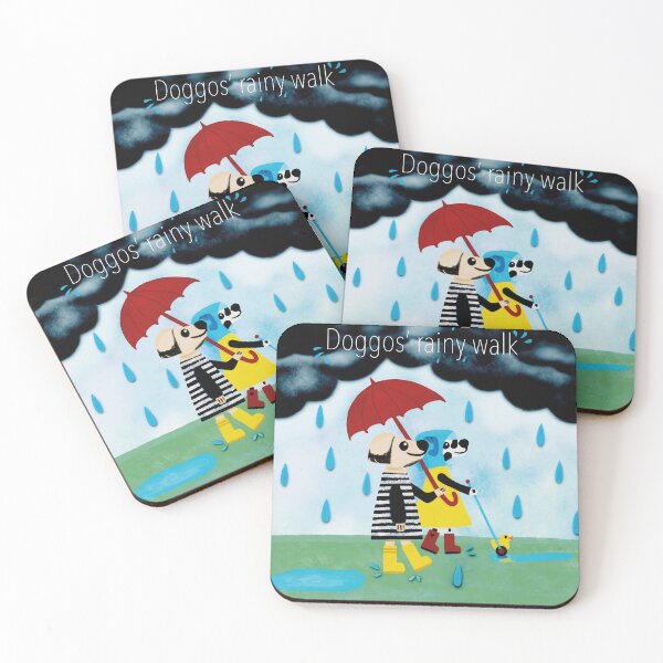 Item preview, DOGGOS' RAINY WALK designed and sold by axelle1410.