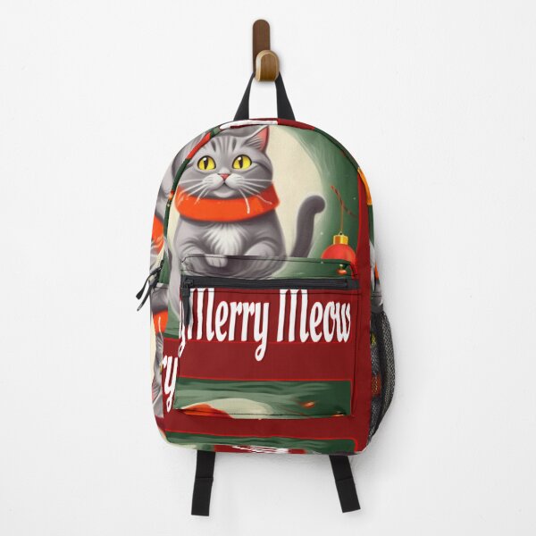 Item preview, Merry Meow - cat with a Santa hat to fall in love with designed and sold by kikidu21.