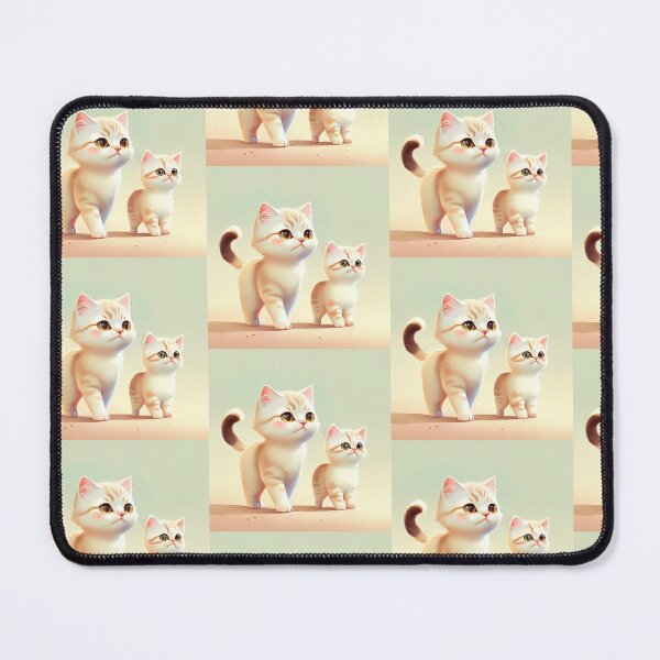 Item preview, No.28 3D Cute Cat seamless digital paper designed and sold by WGENESISDESIGN.