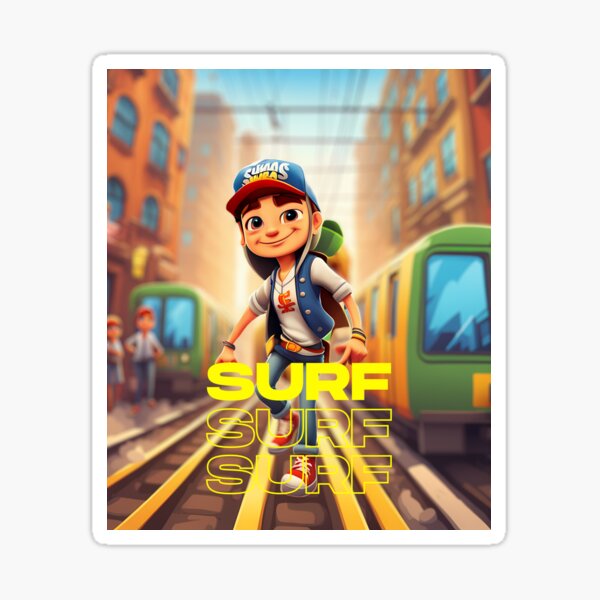 Personnage de subway surfer  Subway surfers, Surfer costume, Surfer art