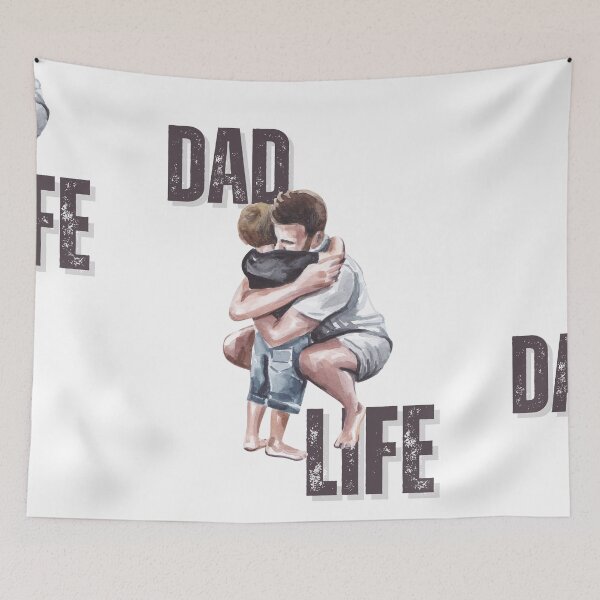 Item preview, DAD LIFE hug Father dad daddy love designed and sold by Rukyta.