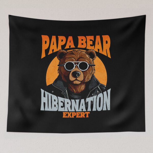 Item preview, Papa Bear Hibernation Expert designed and sold by RockBeeDesigns.