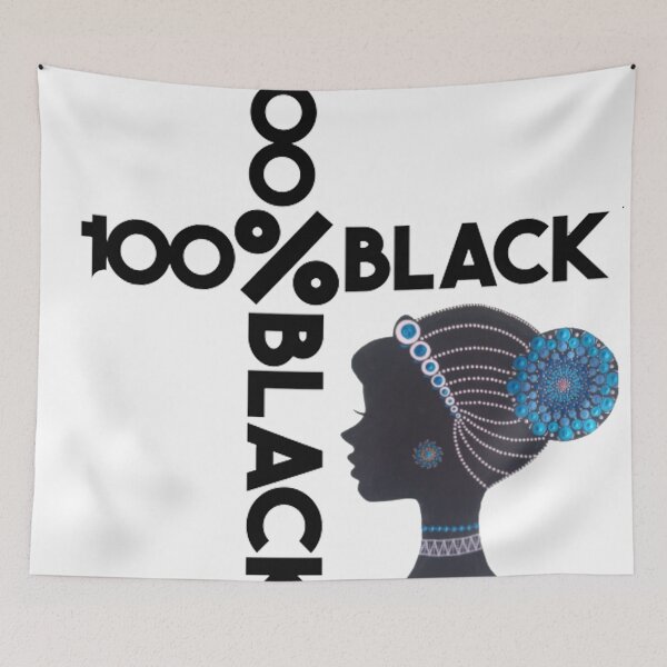 Item preview, 100% Black designed and sold by ArtisticUiverse.
