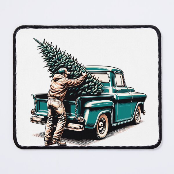 Item preview, Pick-up truck Chevy Apache step-side Christmas tree 1950 designed and sold by Martymcflay.