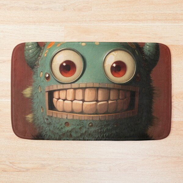 Item preview, Cute Little Monster Portrait Quirky Creature Art designed and sold by d03090.