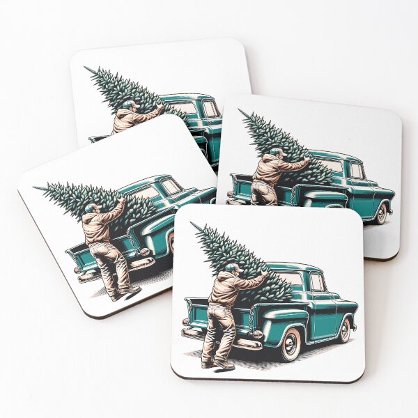Item preview, Pick-up truck Chevy Apache step-side Christmas tree 1950 designed and sold by Martymcflay.