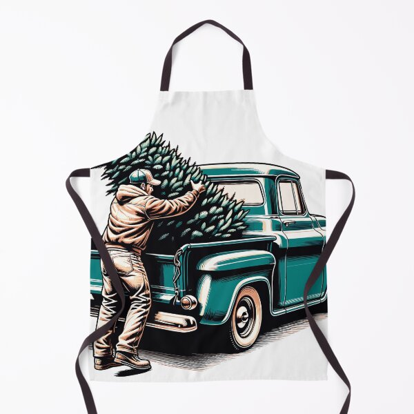 Item preview, Pick-up truck Chevy Apache step-side Christmas tree 1950 designed and sold by Martymcflay.