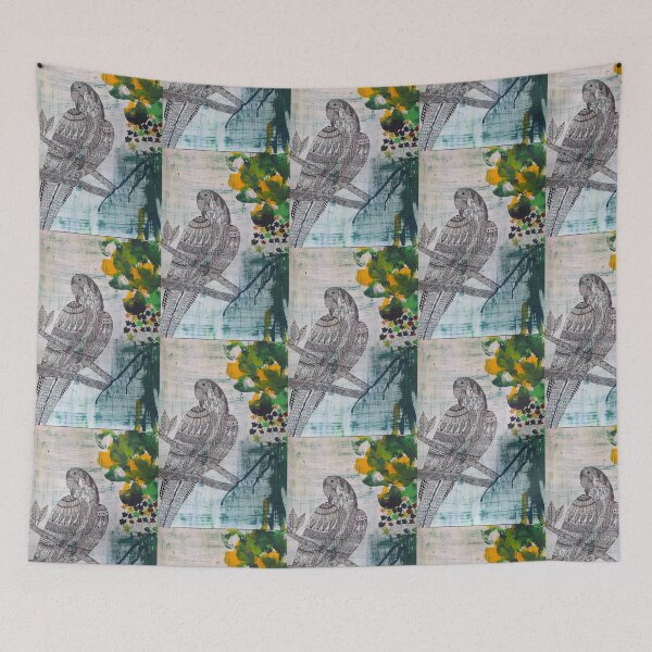 Item preview, Parrot zentangle art designed and sold by Kiruthikaarts.